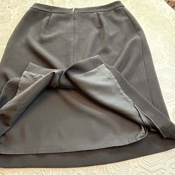 BOSS Hugo Boss Black Pencil Skirt Sz 8 EUC - Picture 6 of 13